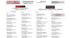 Desktop Screenshot of oswegomenus.com